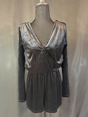 Black Velvet Romper
